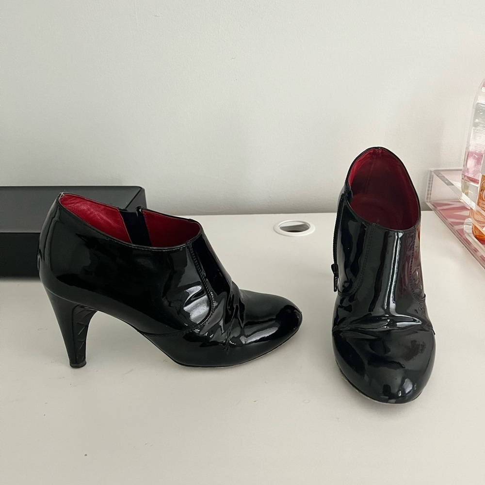 black booties healed
